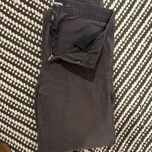 RSQ Men's Dark Gray Cargo Pants